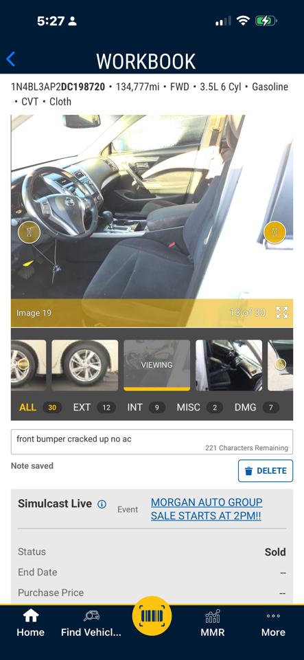 Nissan Altima 2.5 SV 2013