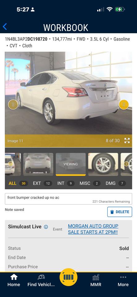 Nissan Altima 2.5 SV 2013