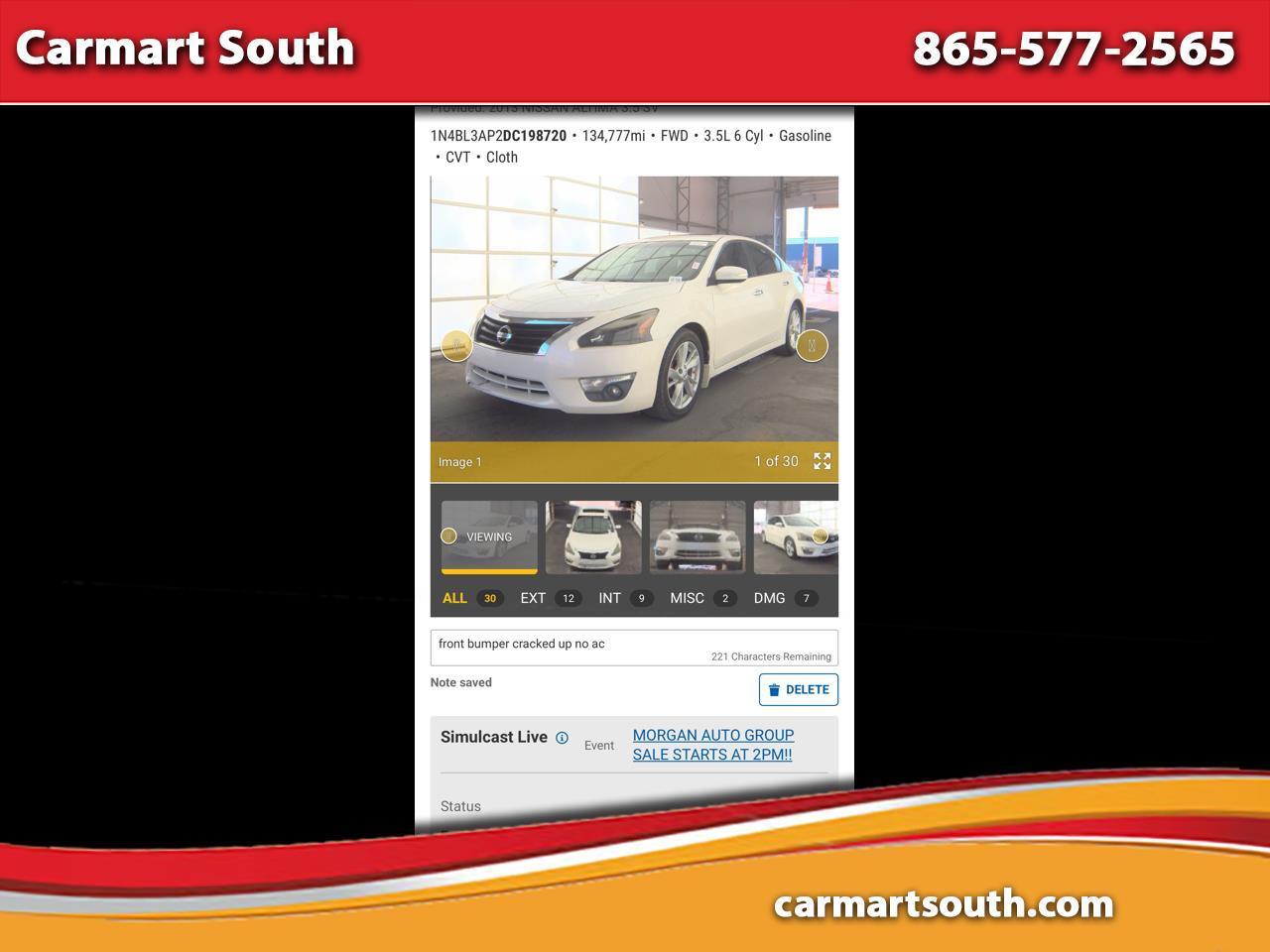 Nissan Altima 2.5 SV 2013