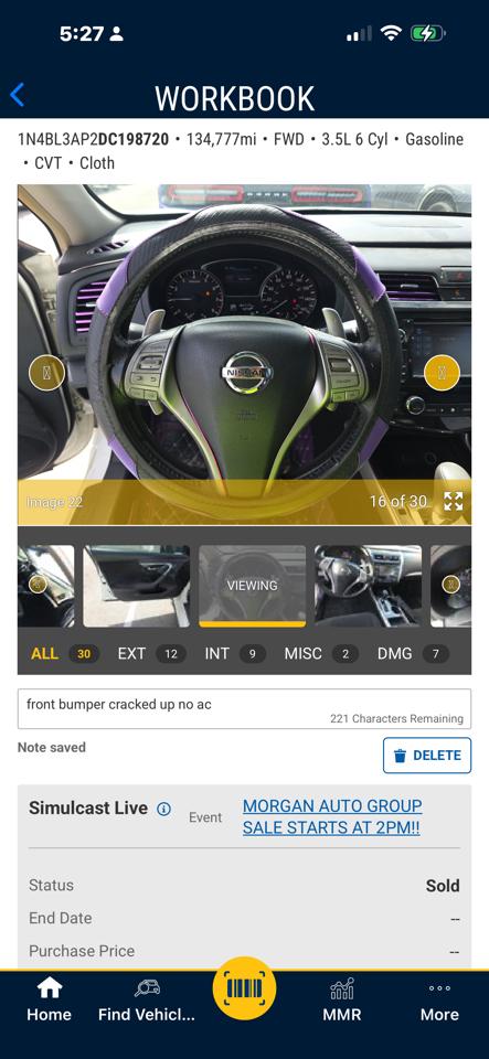 Nissan Altima 2.5 SV 2013