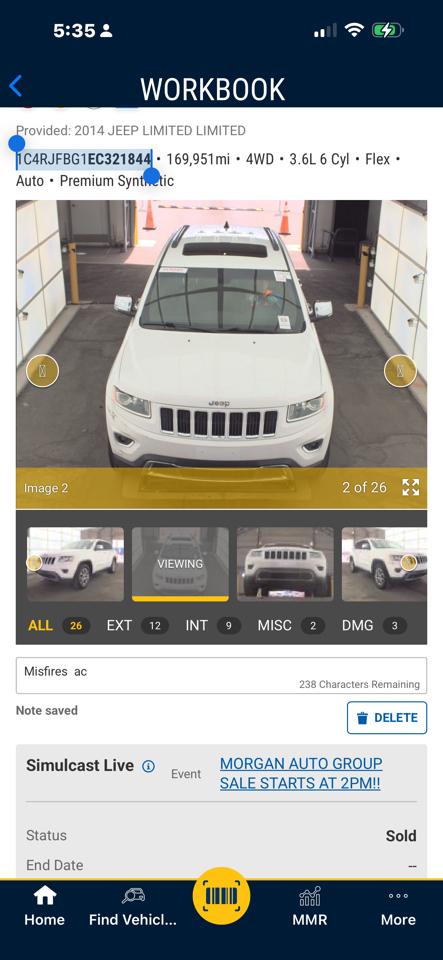 Jeep Grand Cherokee 4dr Limited 4WD 2014