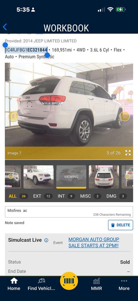 Jeep Grand Cherokee 4dr Limited 4WD 2014