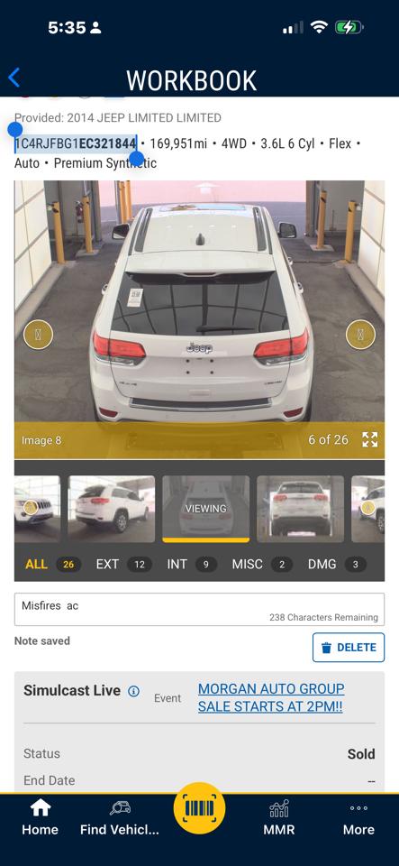 Jeep Grand Cherokee 4dr Limited 4WD 2014