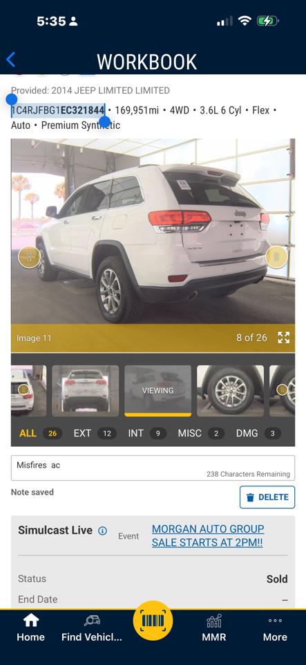Jeep Grand Cherokee 4dr Limited 4WD 2014