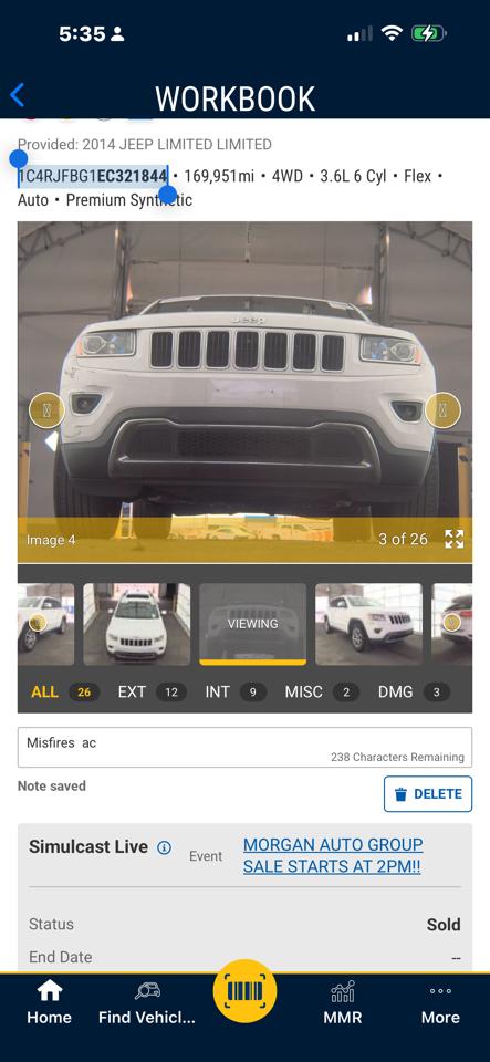 Jeep Grand Cherokee 4dr Limited 4WD 2014