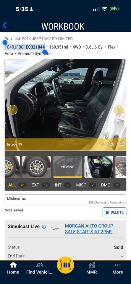 Jeep Grand Cherokee 4dr Limited 4WD 2014