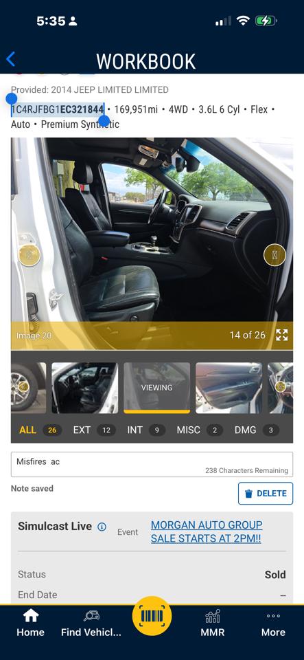 Jeep Grand Cherokee 4dr Limited 4WD 2014