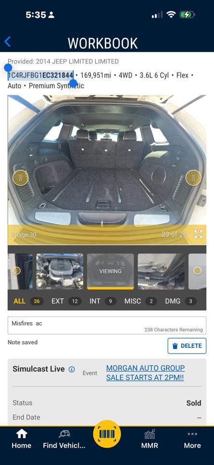 Jeep Grand Cherokee 4dr Limited 4WD 2014