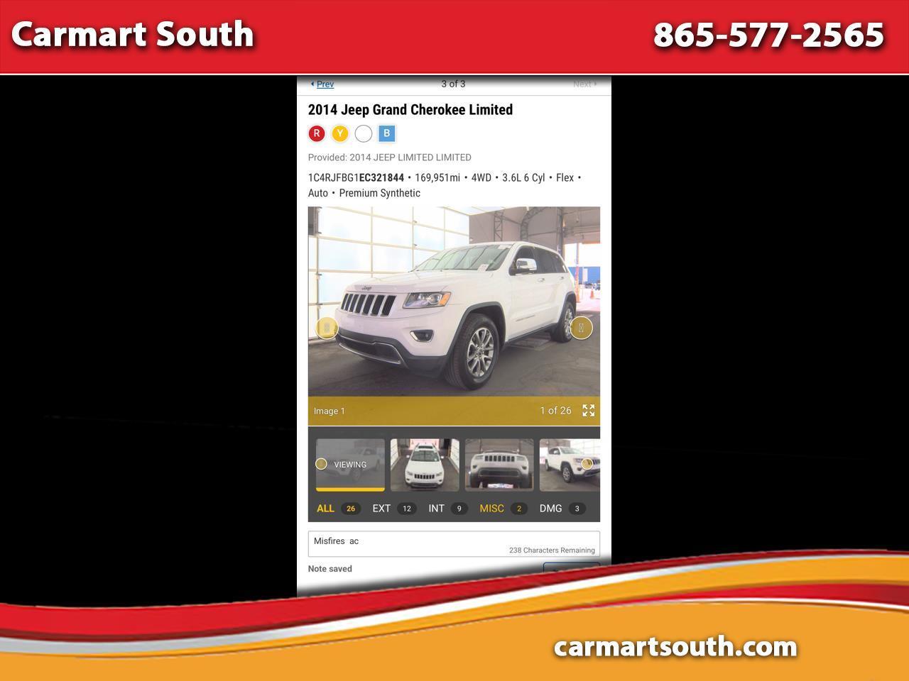 Jeep Grand Cherokee 4dr Limited 4WD 2014