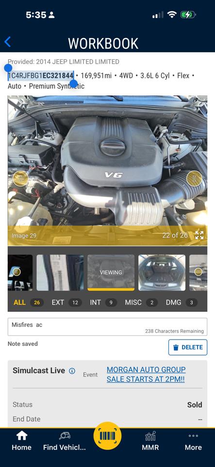 Jeep Grand Cherokee 4dr Limited 4WD 2014