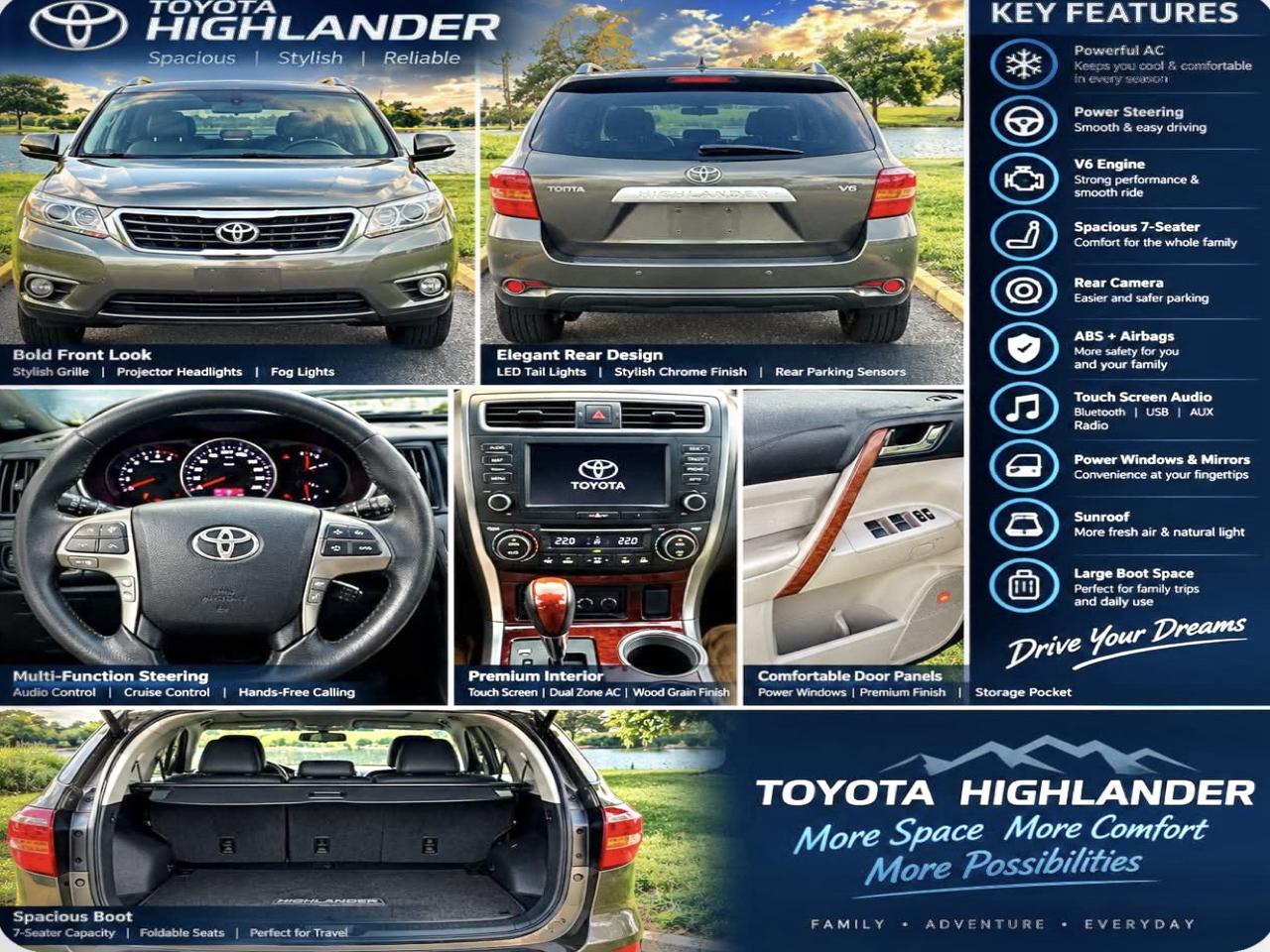 Toyota Highlander 4dr V6 Limited (Natl) 2009
