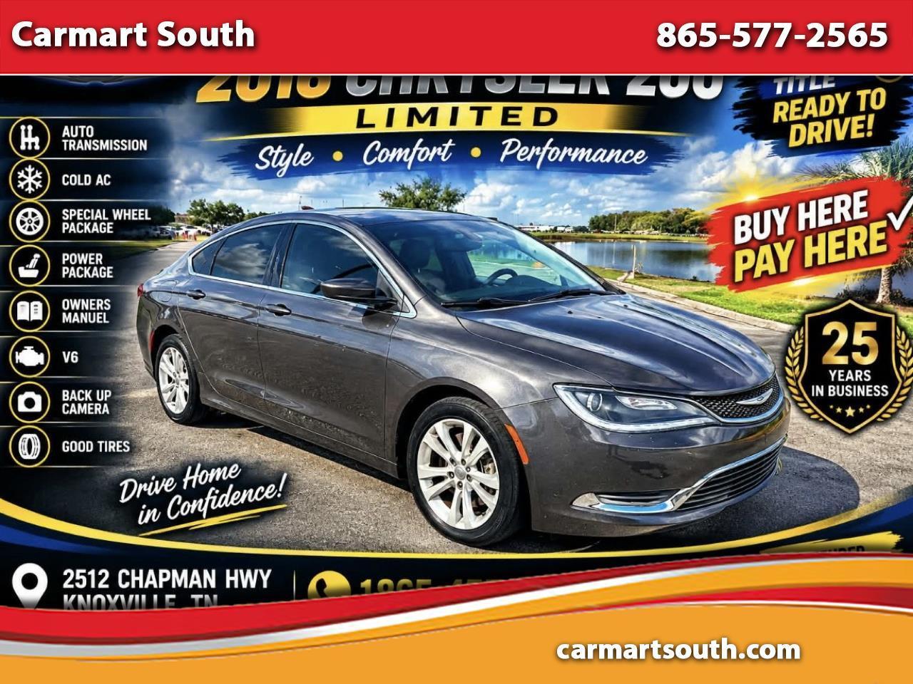 Chrysler 200 4dr Sdn Limited Platinum FWD 2016