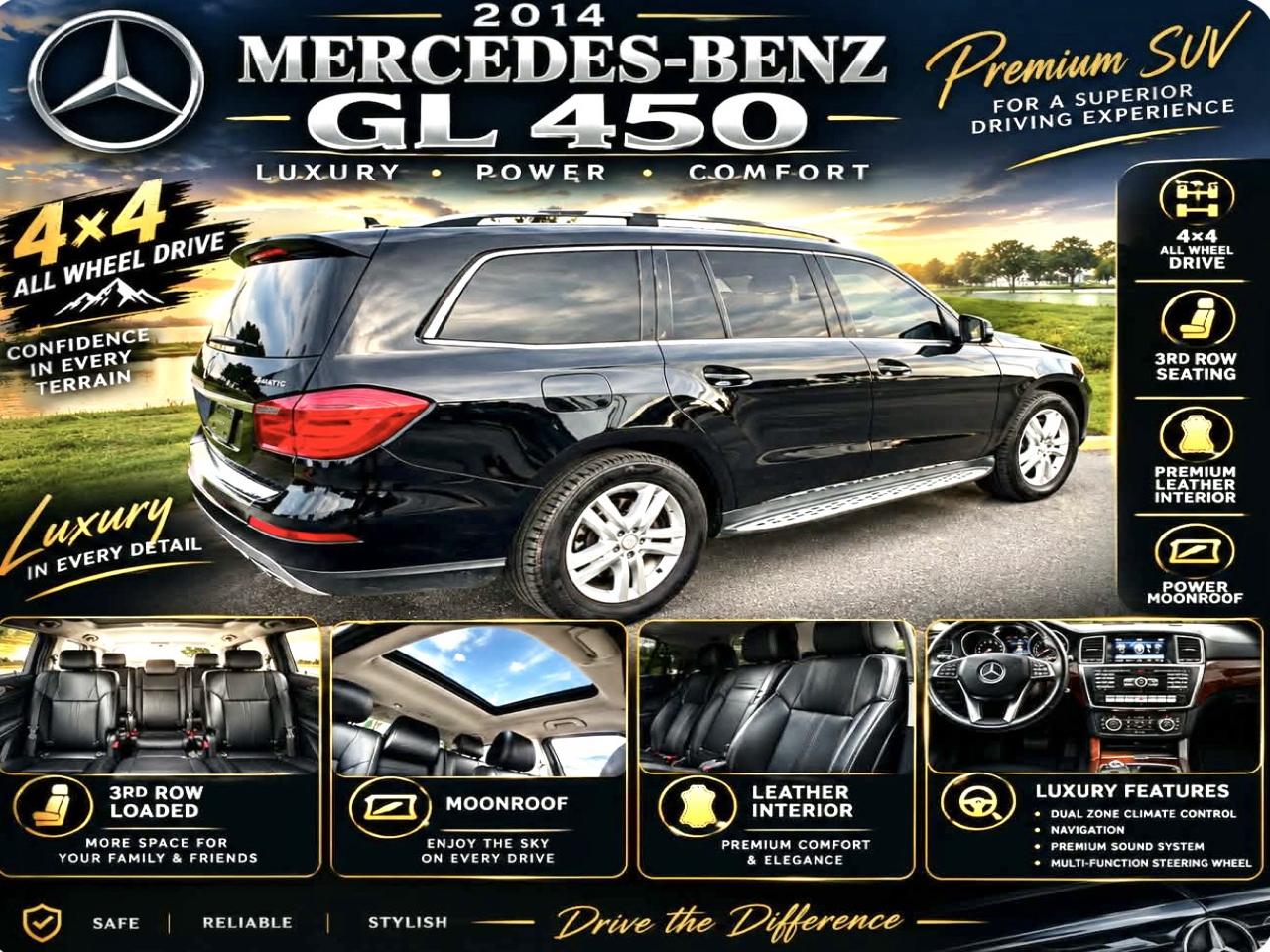 Mercedes-Benz GL-Class 4MATIC 4dr GL 450 2014