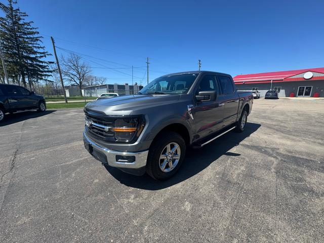 Gray 2025 Ford F-150 XLT SuperCrew 4WD Pickup Truck Four-Wheel Drive