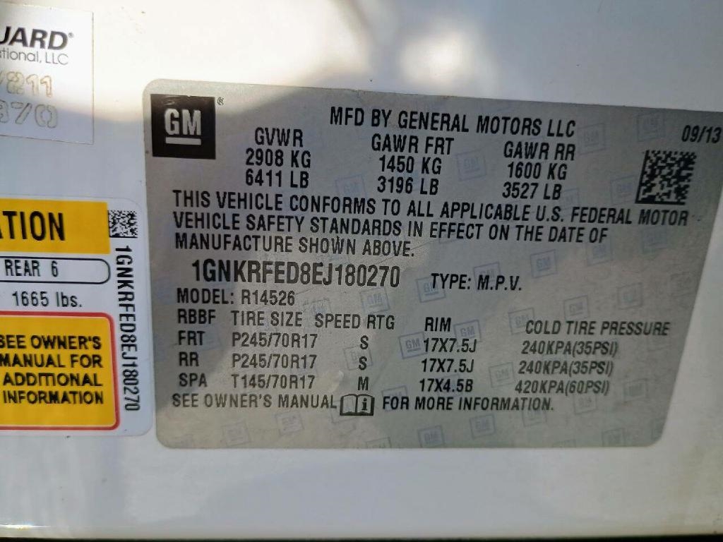 Chevrolet Traverse LS FWD w/PDC 2014