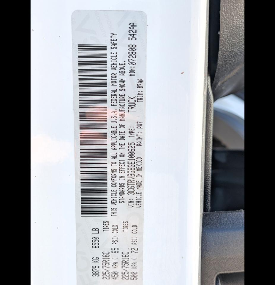 RAM Promaster 1500 High Roof Tradesman 136-in. WB 2016