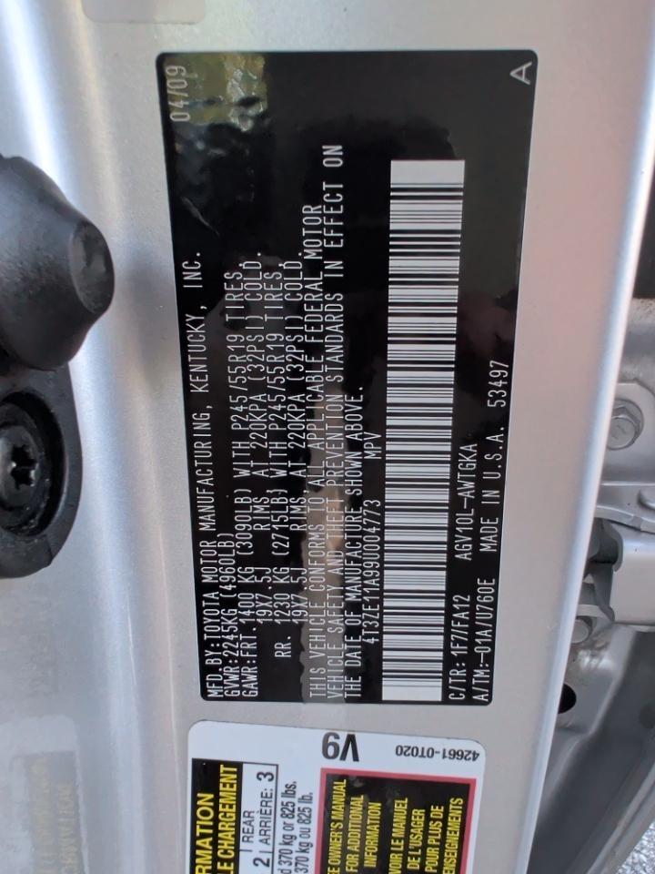 Toyota Venza 4X2 I4 2009