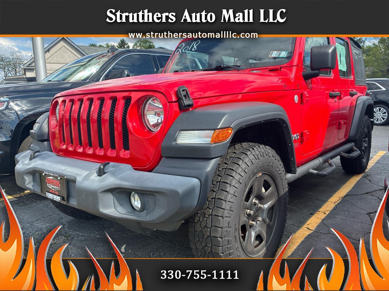 2018 Jeep Wrangler Unlimited Sport