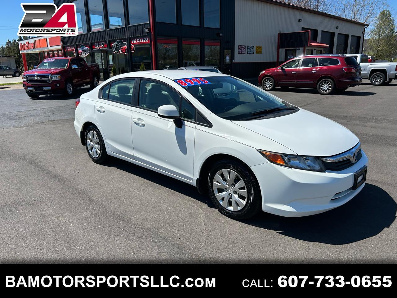 Honda Civic 4dr Sdn LX Auto 2012