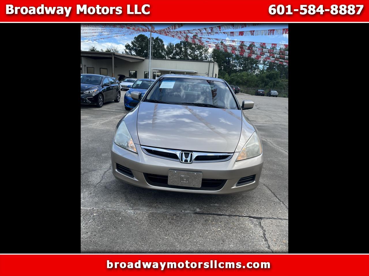 Honda Accord EX V-6 Sedan AT w/ XM Radio 2006