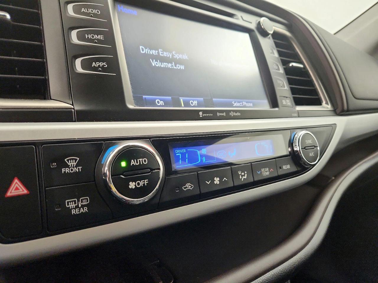 Toyota Highlander XLE V6 AWD (Natl) 2018