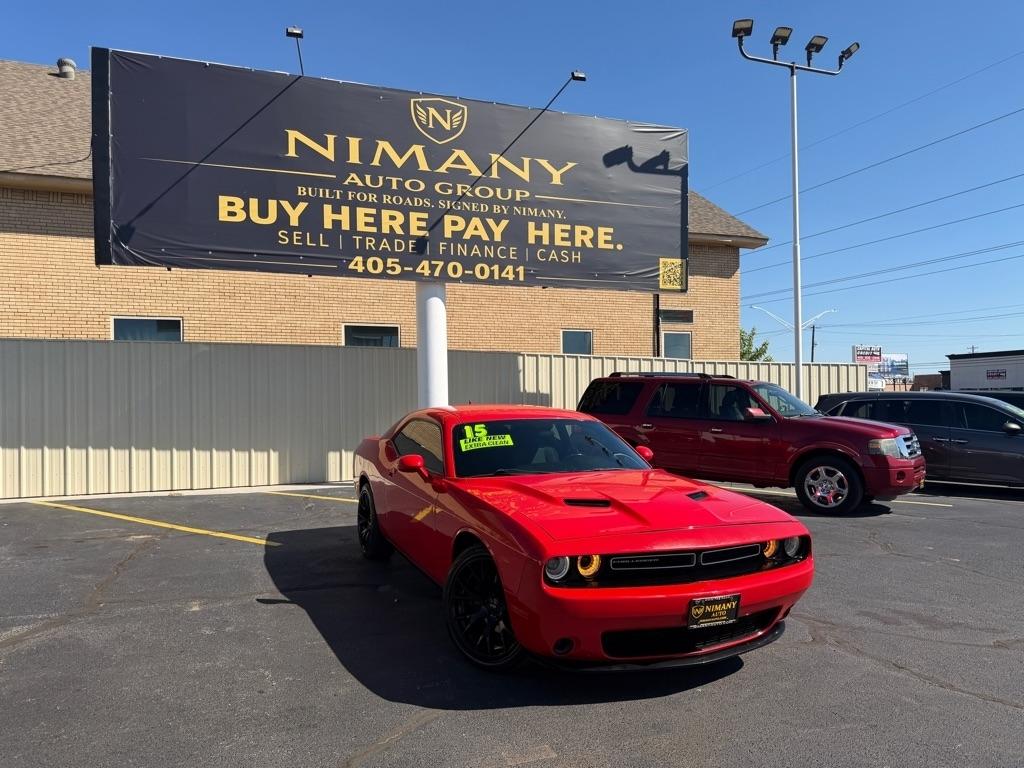 Red 2015 Dodge Challenger Coupe Rear-Wheel Drive Automatic