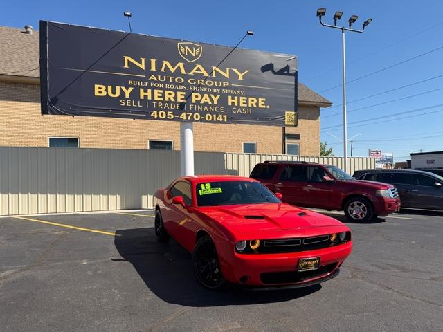 Red 2015 Dodge Challenger Coupe Rear-Wheel Drive Automatic