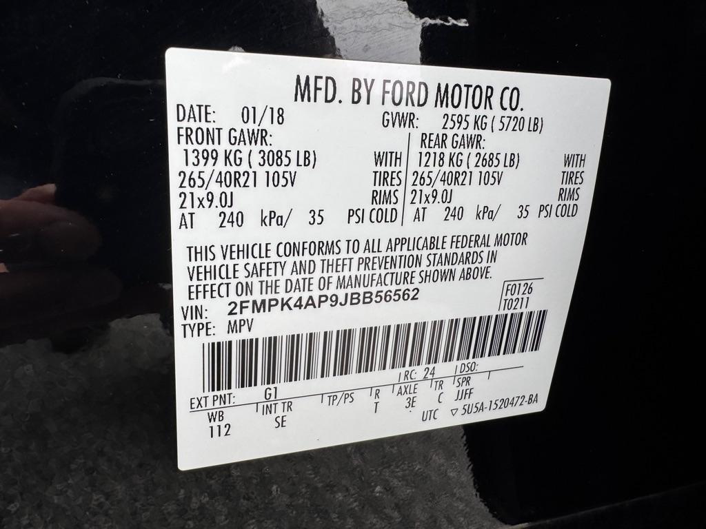 Ford Edge Sport AWD 2018