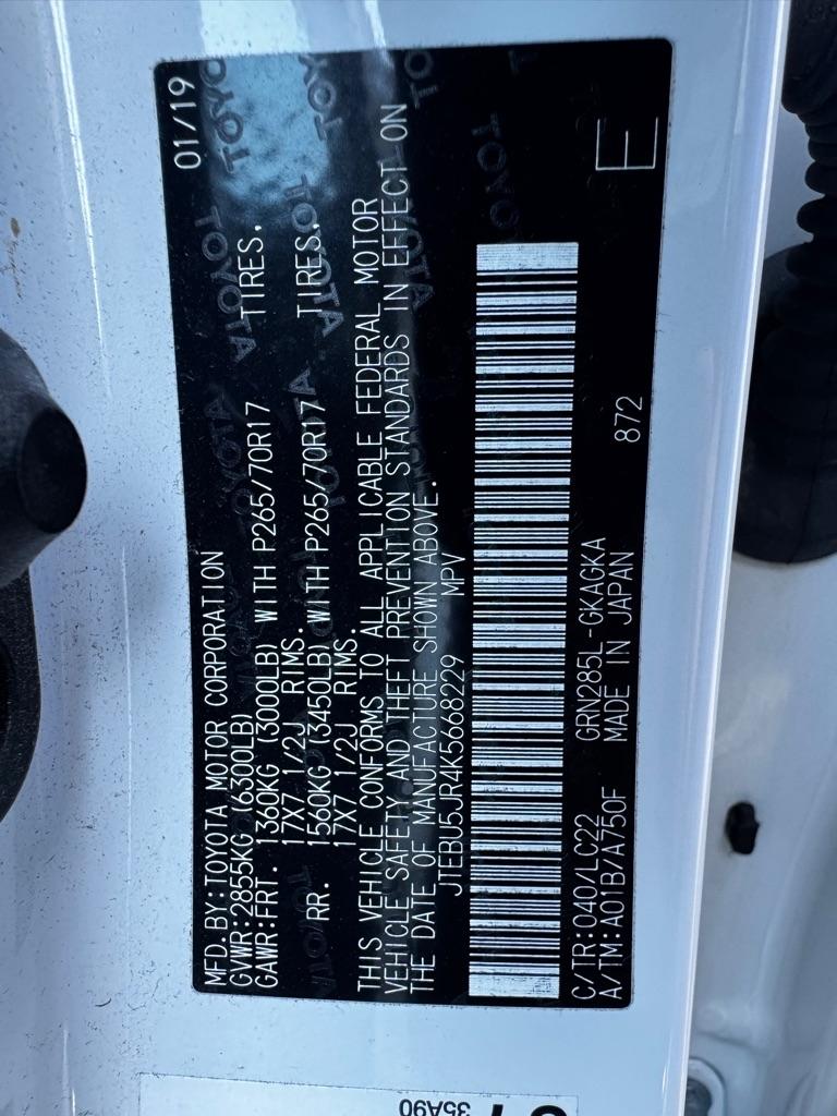 Toyota 4Runner TRD Offroad Premium 4D SUV 4X4 V6 2019