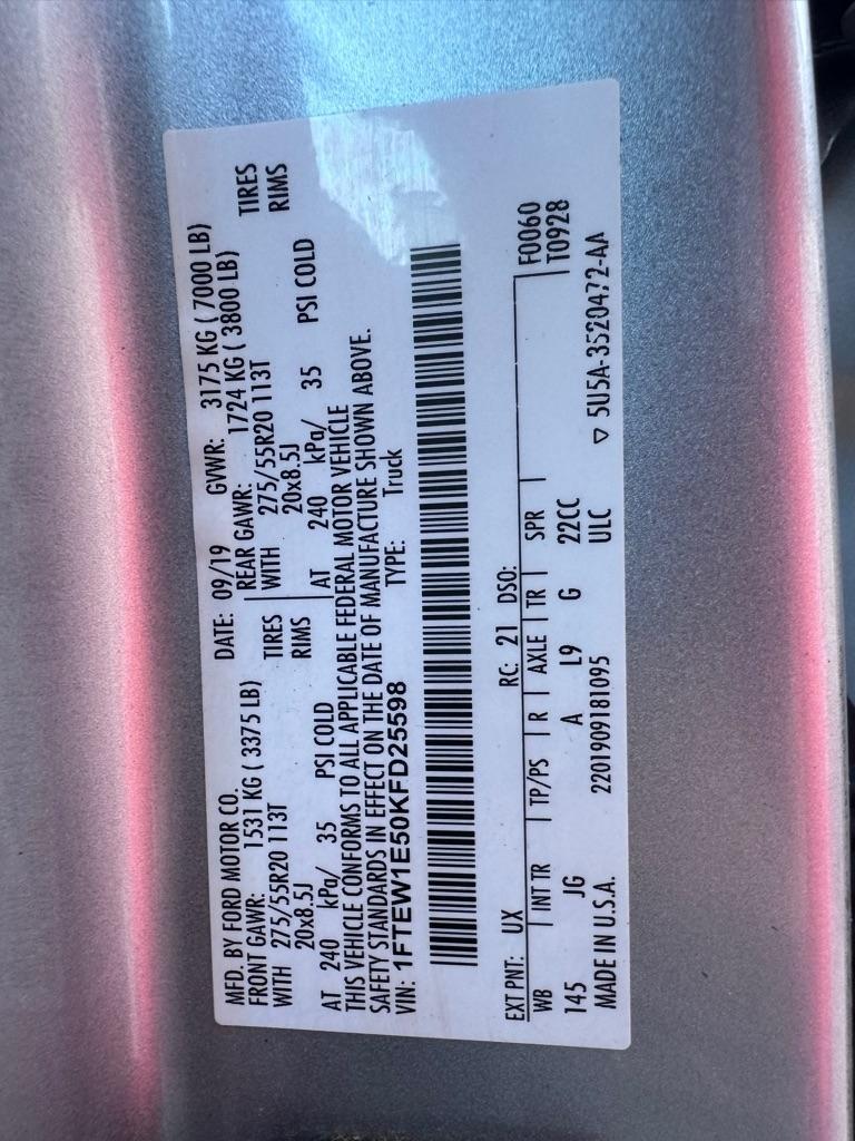 Ford F-150 XL SuperCrew 5.5-ft. Bed 4WD 2019