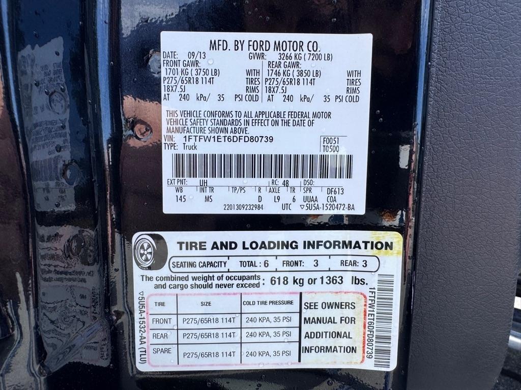 Ford F-150 XLT SuperCrew 6.5-ft. Bed 4WD 2013