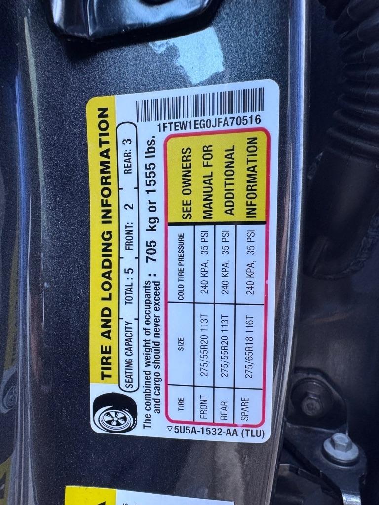 Ford F-150 Platinum SuperCrew 5.5-ft. Bed 4WD 2018