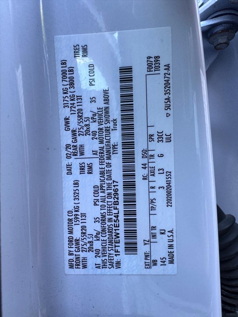 Ford F-150 King Ranch SuperCrew Short Bed 4WD 2020