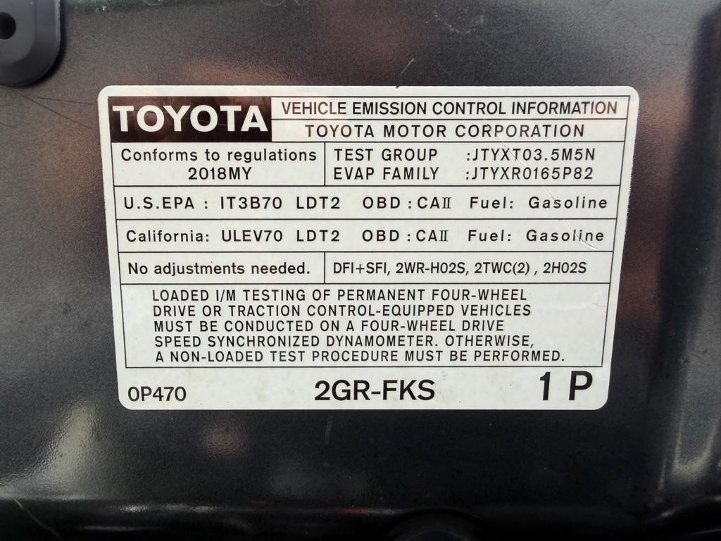 Toyota Tacoma SR5 Double Cab Long Bed V6 6AT 2WD 2018