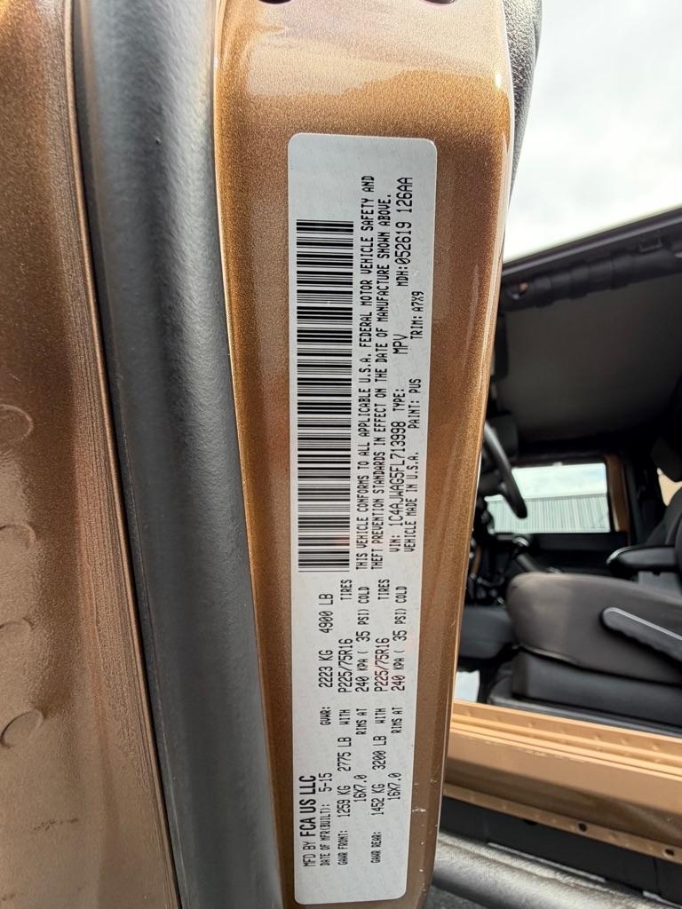 Jeep Wrangler Sport 4WD 2015