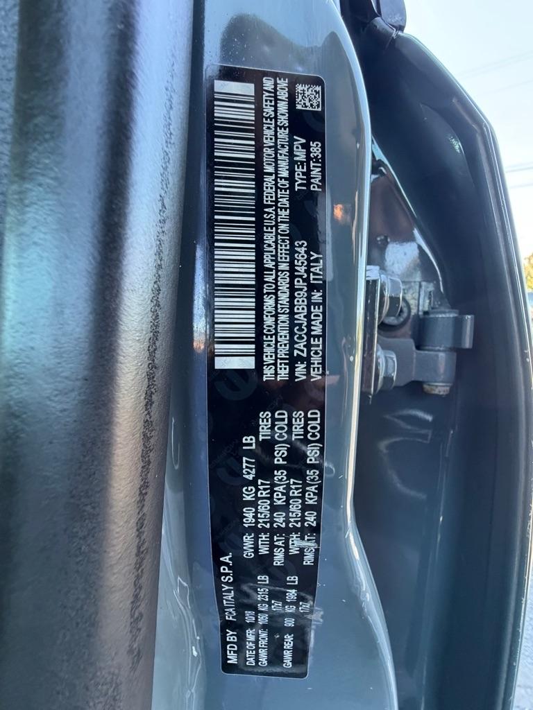 Jeep Renegade Latitude FWD 2018