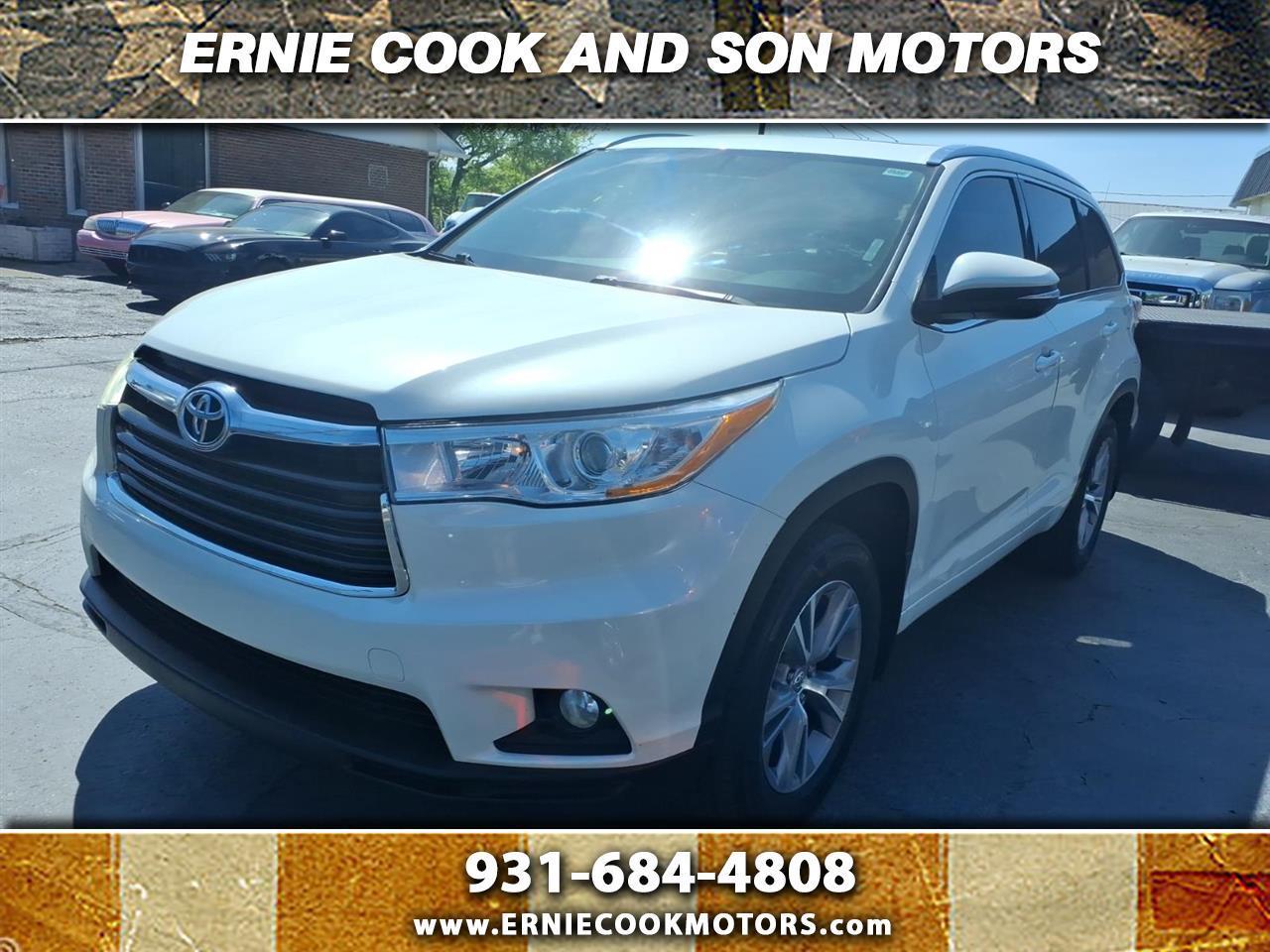 2014 Toyota Highlander XLE AWD V6