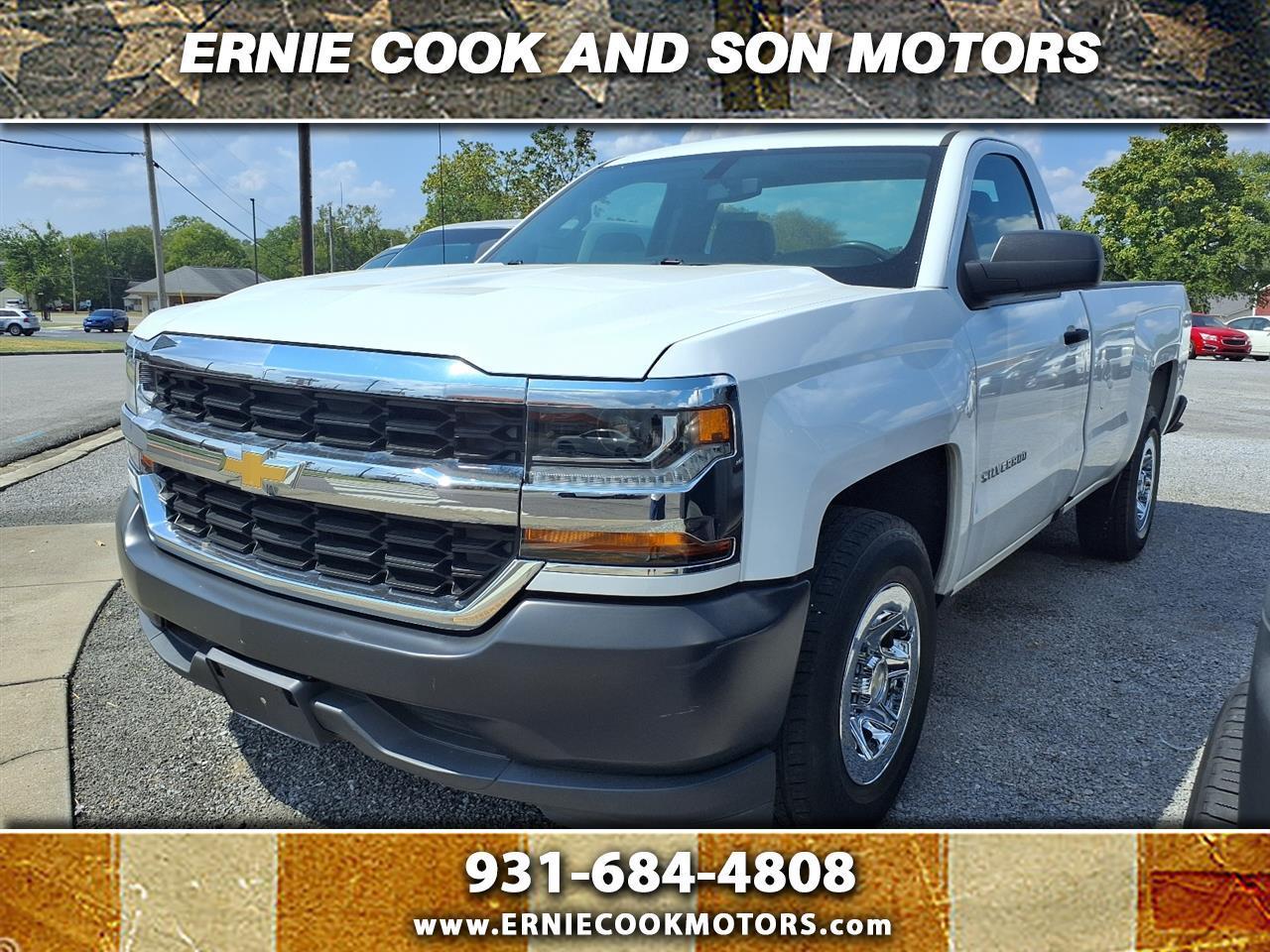 2016 Chevrolet Silverado 1500 Work Truck Short Box 2WD