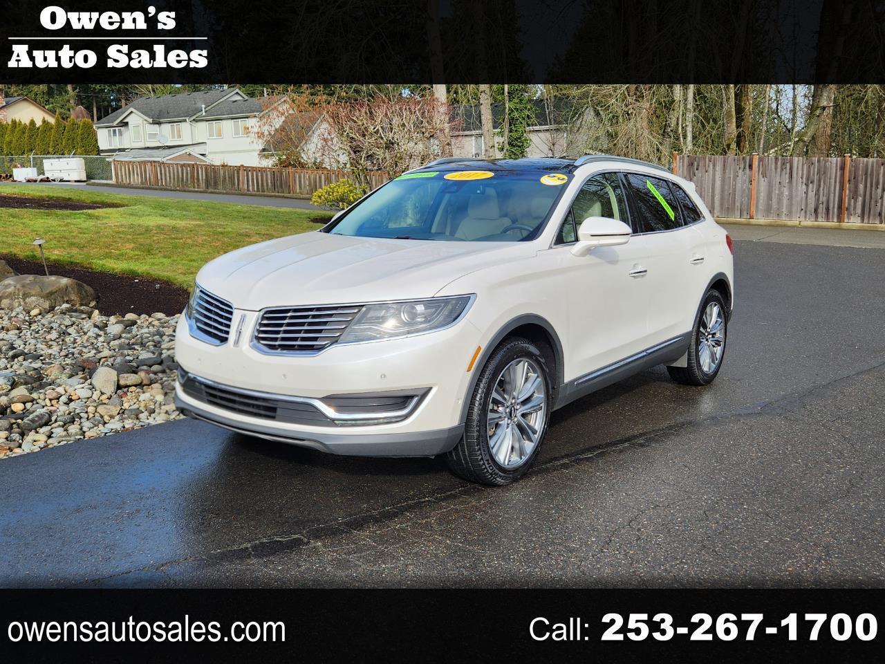 2017 Lincoln MKX Reserve AWD