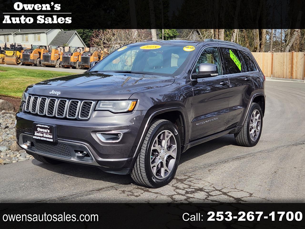 2018 Jeep Grand Cherokee Sterling Edition 4x4 *Ltd Avail*