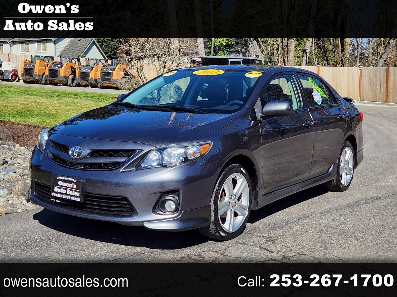 Toyota Corolla 4dr Sdn Auto S (Natl) 2013