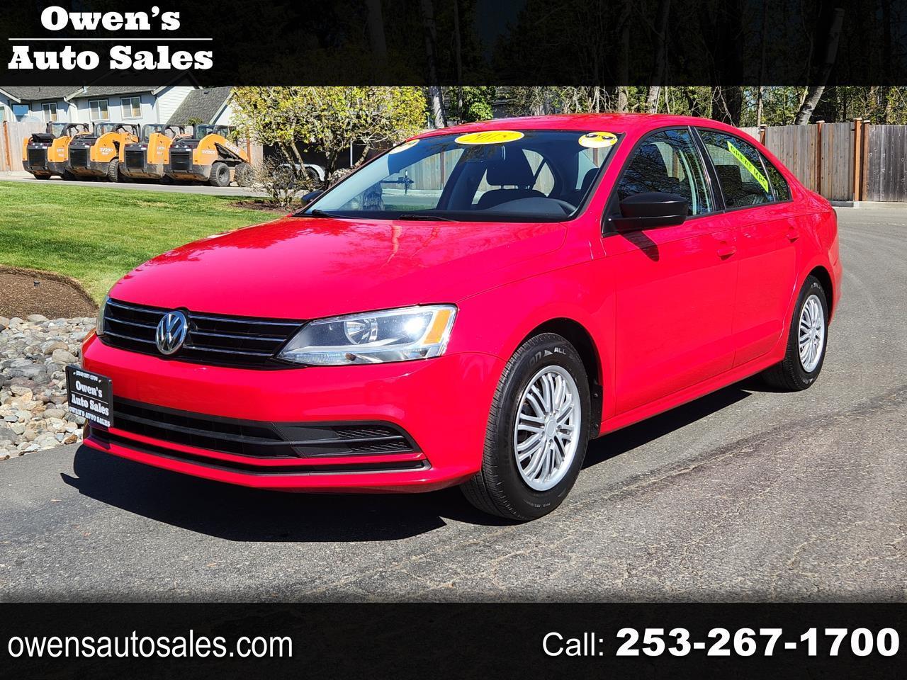 Volkswagen Jetta Sedan 4dr Auto 2.0L S 2015