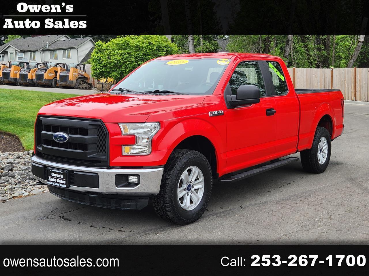 Ford F-150 4WD SuperCab 145" XL 2016