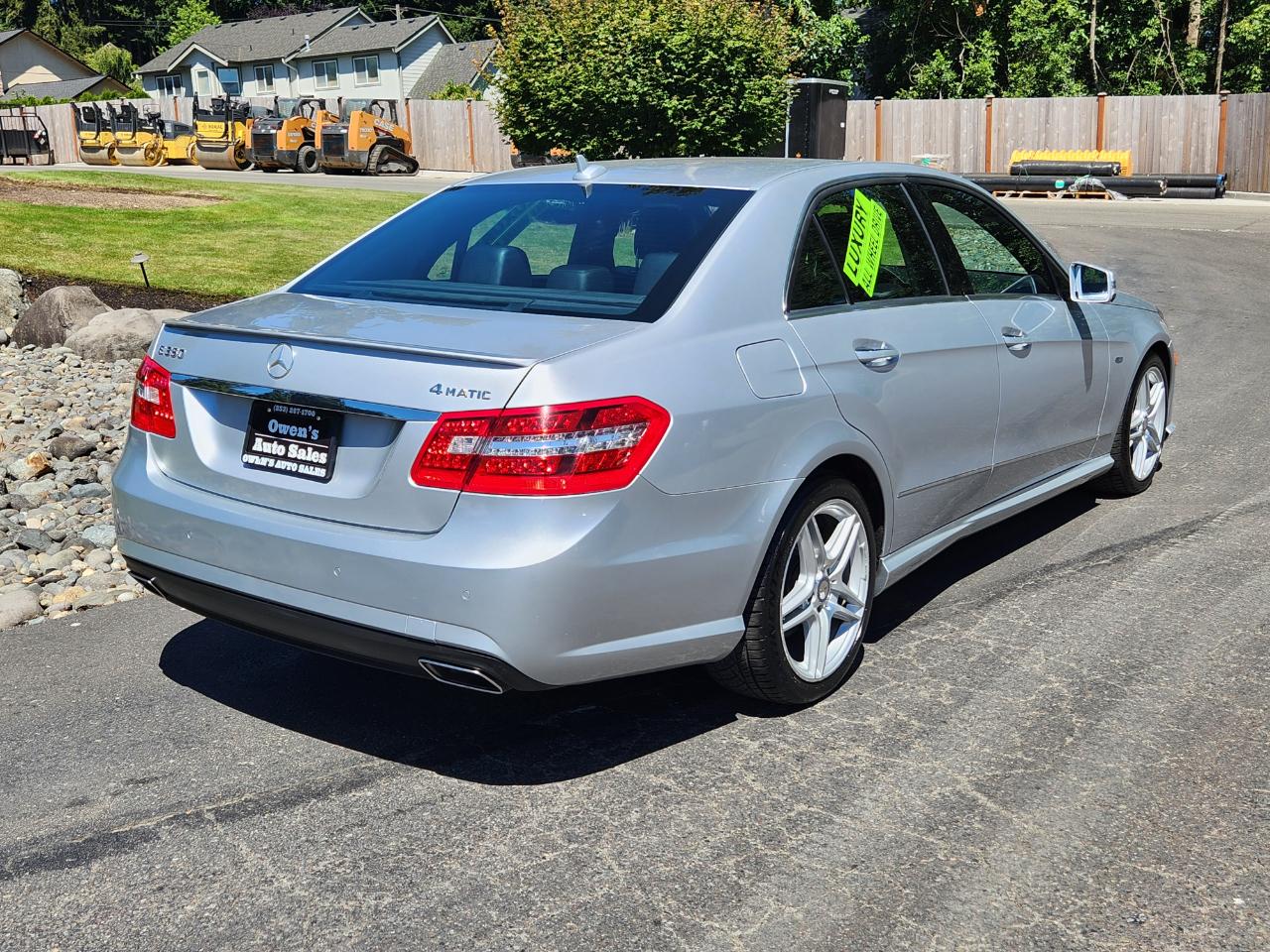 Mercedes-Benz E-Class 4dr Sdn E 350 Sport 4MATIC 2012