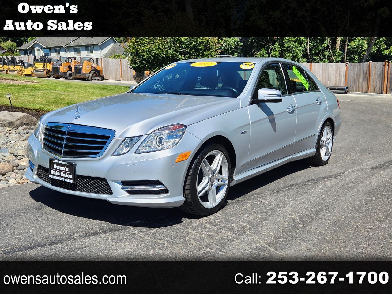 Mercedes-Benz E-Class 4dr Sdn E 350 Sport 4MATIC 2012