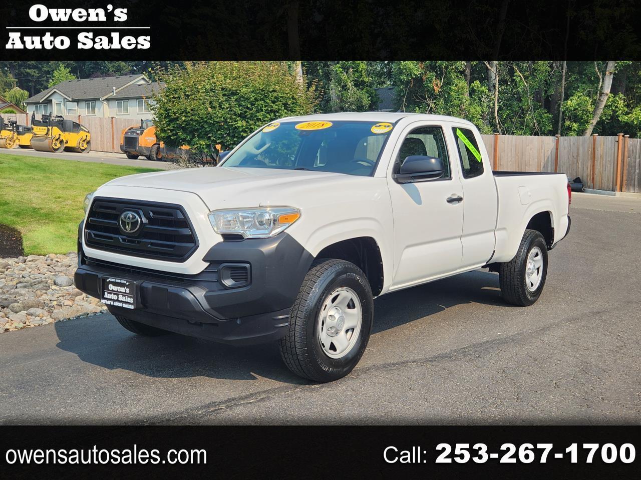 Toyota Tacoma SR Access Cab 6' Bed I4 4x2 AT (Natl) 2018