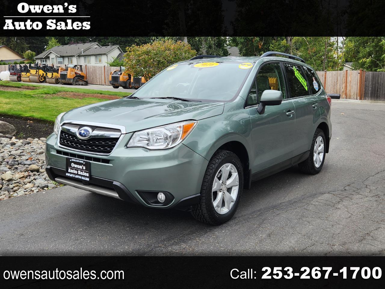 2016 Subaru Forester 4dr CVT 2.5i Limited PZEV