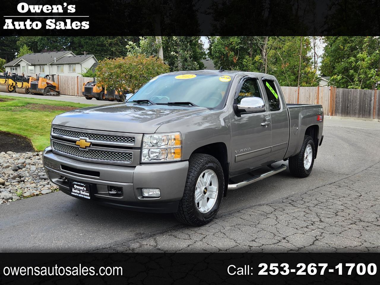 Chevrolet Silverado 1500 4WD Ext Cab 143.5" LT 2012