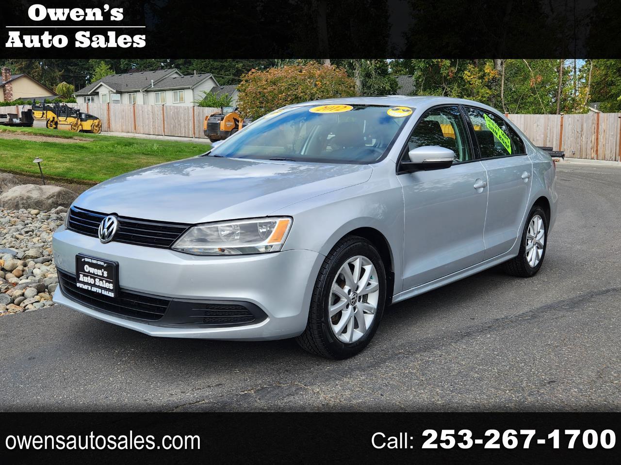 Volkswagen Jetta Sedan 4dr Auto SE PZEV 2012