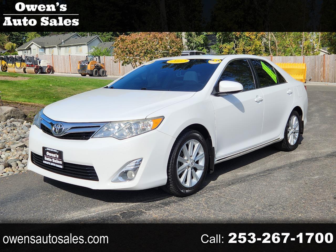 Toyota Camry 4dr Sdn I4 Auto XLE (Natl) 2012